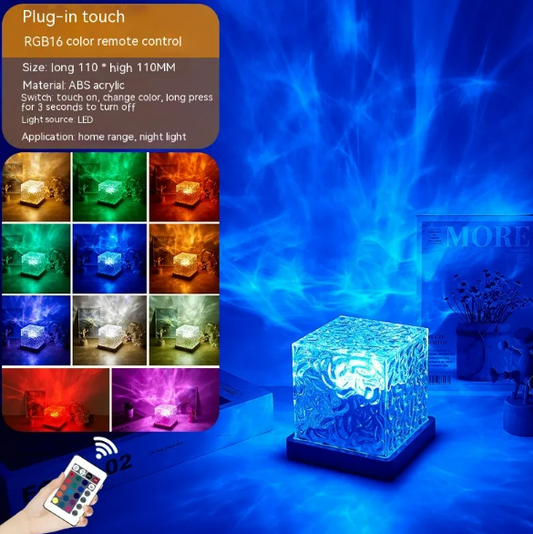 LED Water Ripple Projector